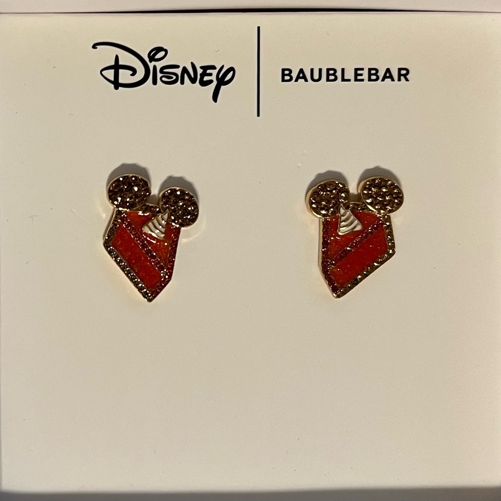 Disney BaubleBar Mickey Pumpkin Pie Earrings